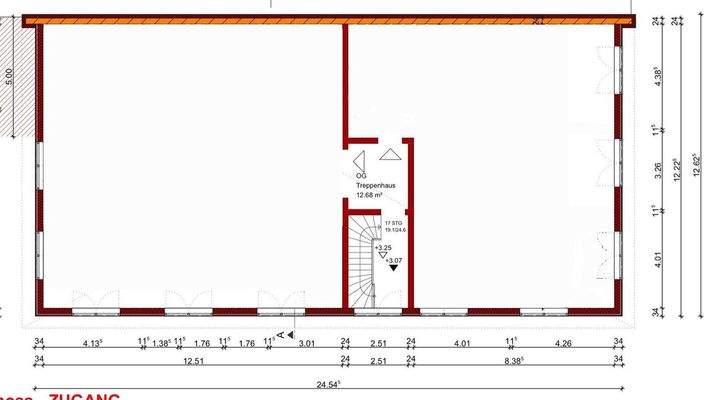 Grundriss mit statischen-Wände