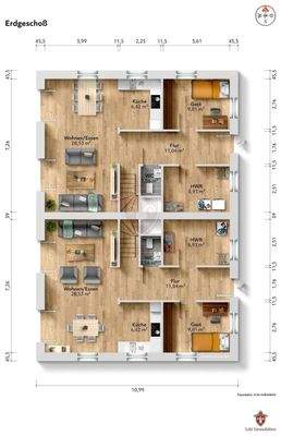 Grundriss Erdgeschoß