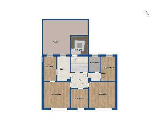 Grundriss Obergeschoss