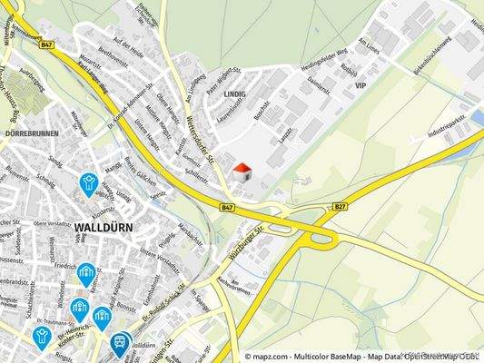 Geolyzer Kartenausschnitt