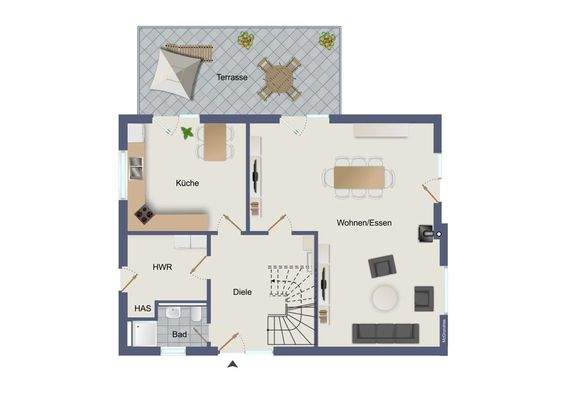 Grundriss Erdgeschoss