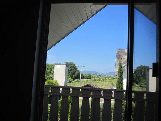 Ausblick Schlafzimmer DG/ Loggia