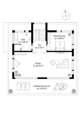 Grundriss Dachgeschoss