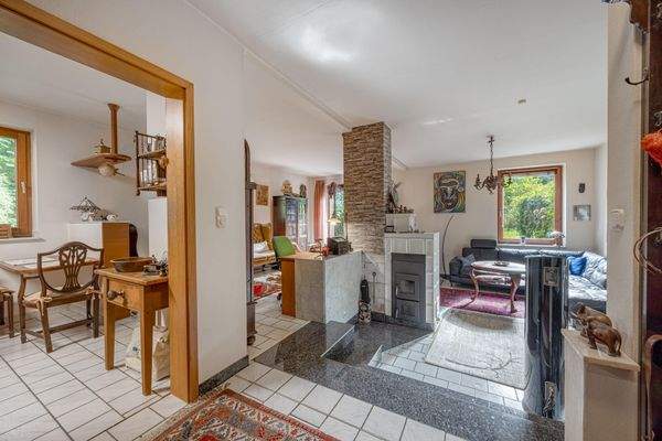 Dezent voneinander abgetrennte Wohnbereiche