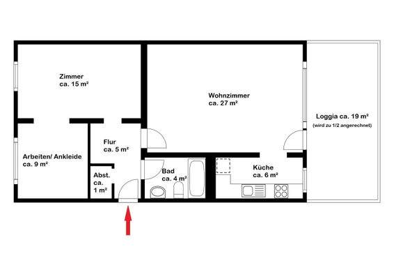 Grundgriss - 1. OG links