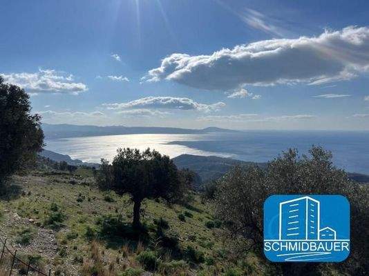 Südkreta - Melambes: Grundstück mit Baugenehmigung