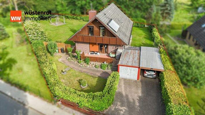 Luftaufnahme Hausfront Straßenseitig