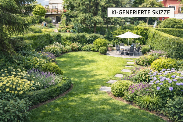 Luftaufnahmen eines gepflegten Gartens.png