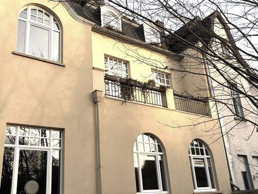 Rückwärtige Balkonansicht