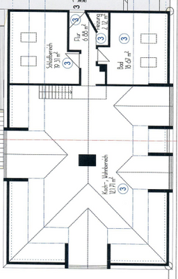 Wohn- und Nutzfläche DG