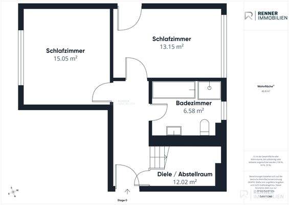 Grundriss 2. Etage