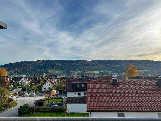 Aussicht vom Balkon
