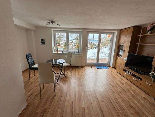 Ausblick zur Terrasse