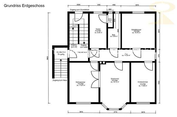 Grundriss Erdgeschoss