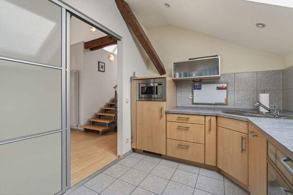 Küche mit Schiebetür WE1