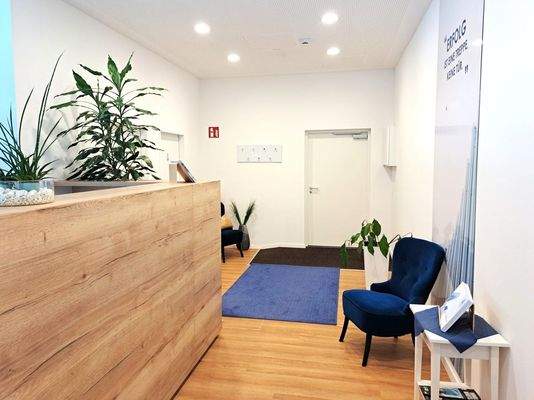 Empfangsbereich Büro
