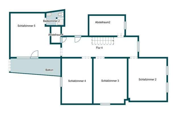 Grundriss Skizze 1.OG