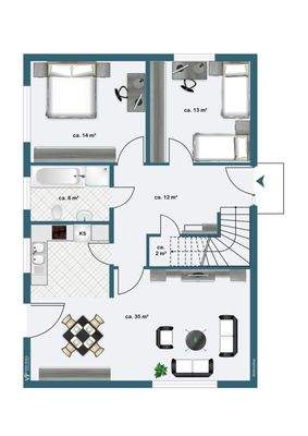 Grundriss Erdgeschoss
