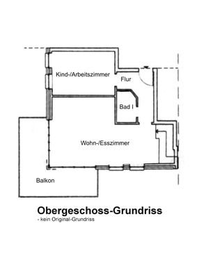 Obergeschoss-Grundriss