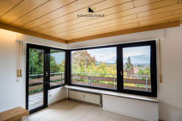 Aussicht Wohnzimmer EG