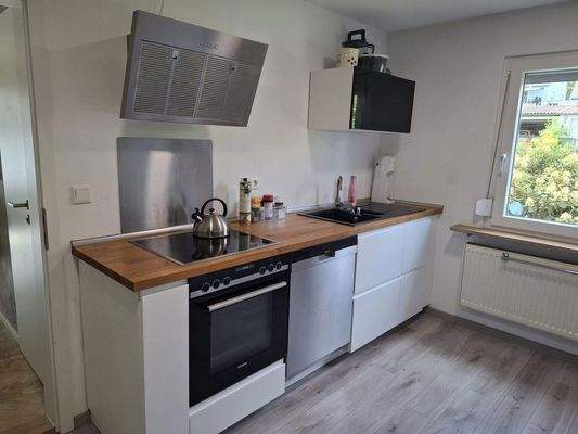 Küche Herd und Spüle