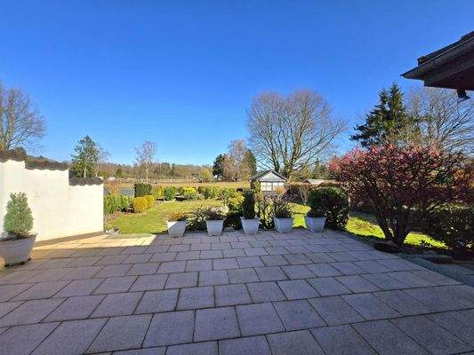 Weitblick auf Felder und den Sachsenwald