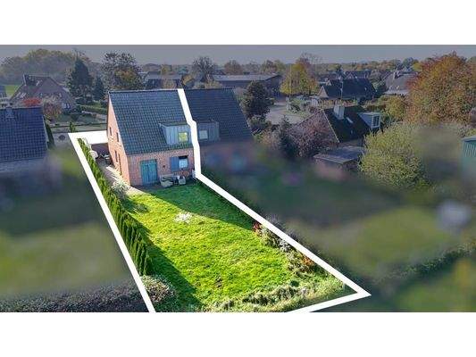 Garten mit Feldrandlage