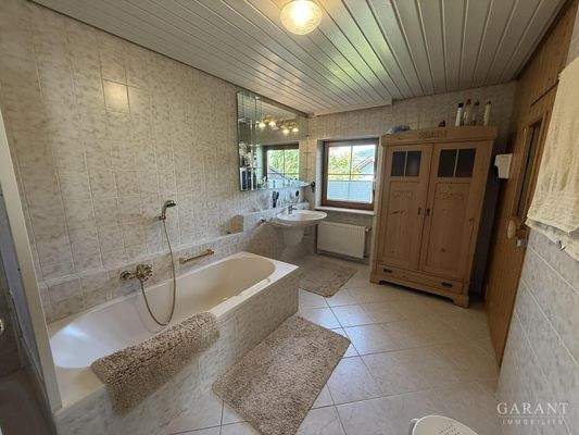 Privatbereich DG - Badezimmer mit Sauna