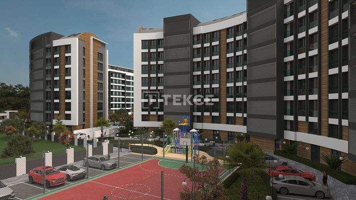 Sea View Apartments with Rich Amenities in Kepez Antalya