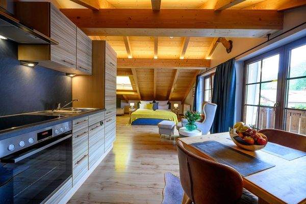 Offener Sichtdachstuhl | Küche