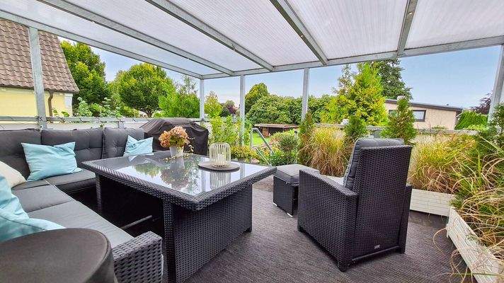 Überdachte Terrasse