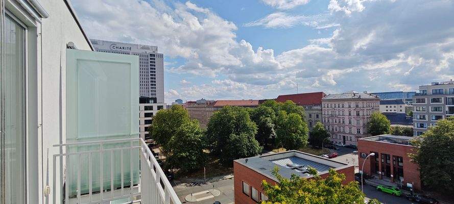 Ausblick vom Balkon