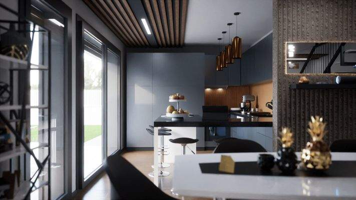 neu errichtete Doppelhaushälfte in Lignano Riviera