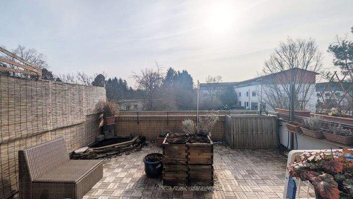 Dachterrasse nach Süden