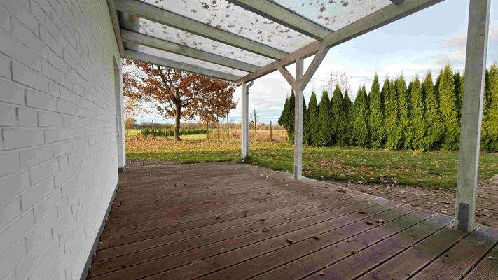 Überdachte Terrasse