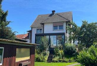 hintere Hausansicht Wintergarten