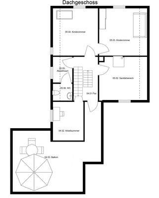 Grundriss Dachgeschoss