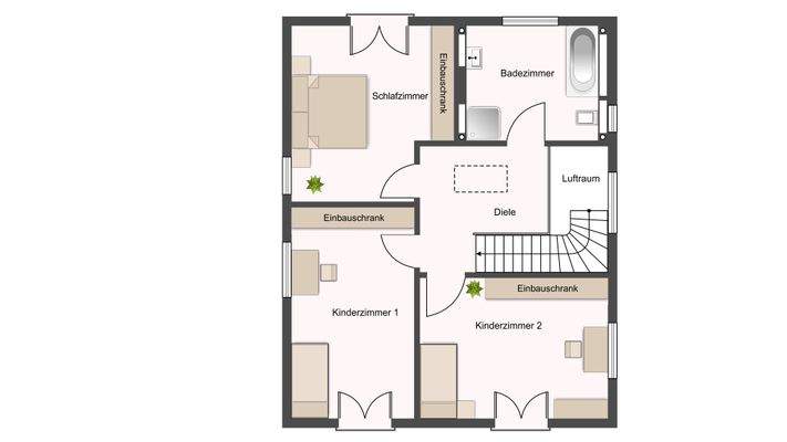 Grundriss Obergeschoss