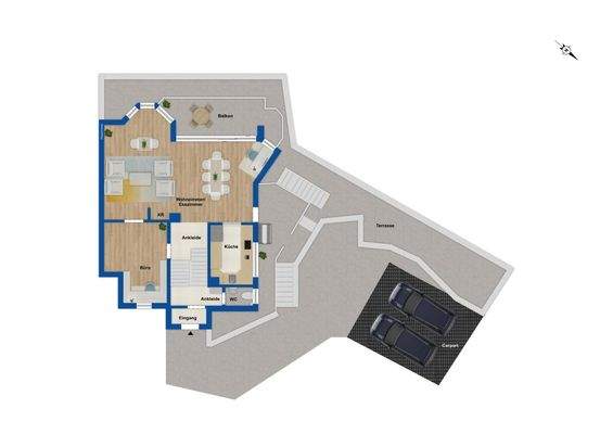 Grundriss - Erdgeschoss