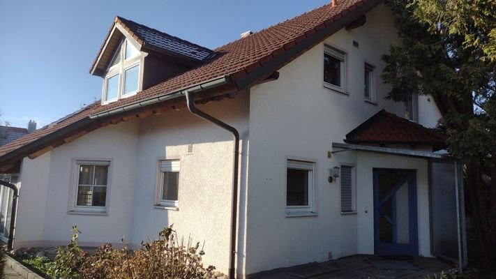 der Zugang zum Haus
