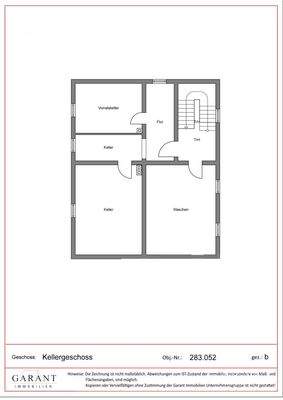 Grundriss Kellergeschoss