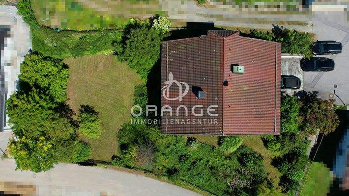 Luftansicht von oben