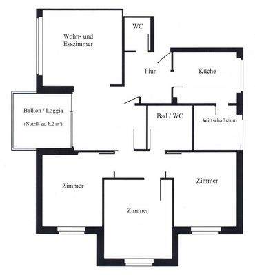 Grundriss 1. OG Links 