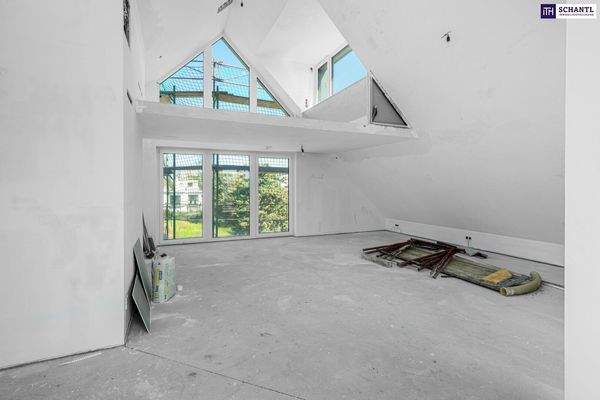 Wohnbereich, Dachgeschoss, Stand April 2025