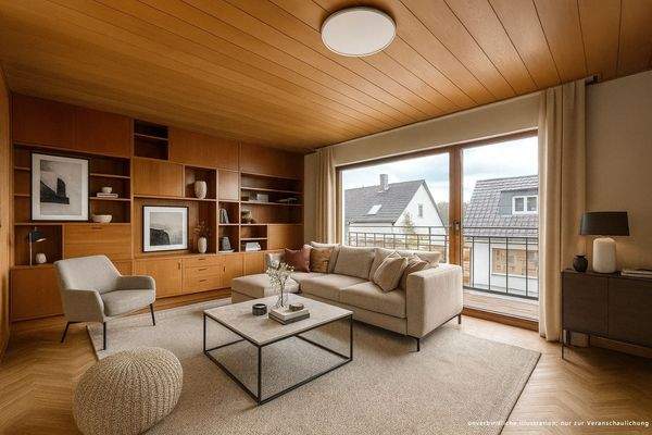 Wohnzimmer EG (KI - Visualisierung)