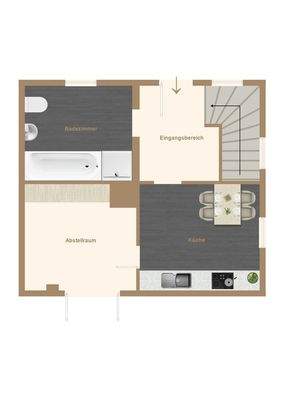 Haus 2 - Erdgeschoss