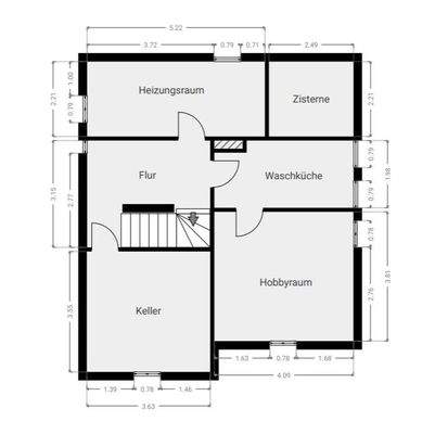 Grundriss Keller
