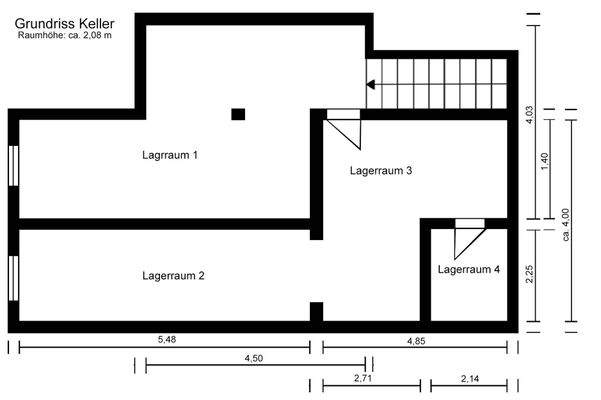 Grundriss Kellergeschoss