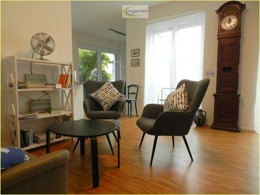 Blick vom Wohnzimmer