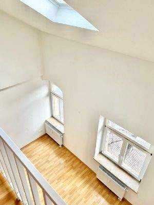 Galerie - Blick zum Wohnraum